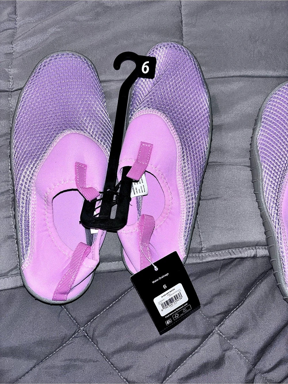 Athletic Works Women's Water Shoes Purple & Pink US 6